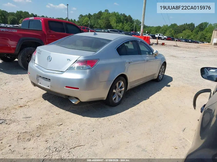 2012 Acura Tl 3.5 VIN: 19UUA8F22CA015976 Lot: 45590057