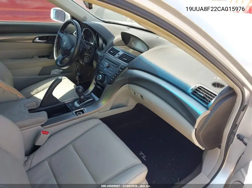2012 Acura Tl 3.5 VIN: 19UUA8F22CA015976 Lot: 45590057