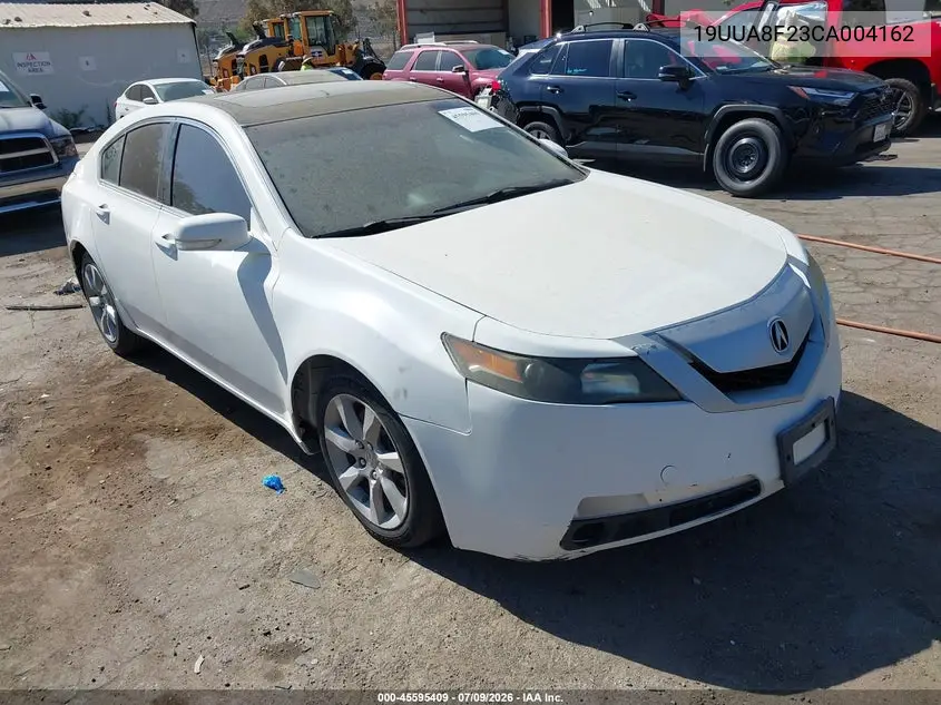 2012 Acura Tl 3.5 VIN: 19UUA8F23CA004162 Lot: 45595409