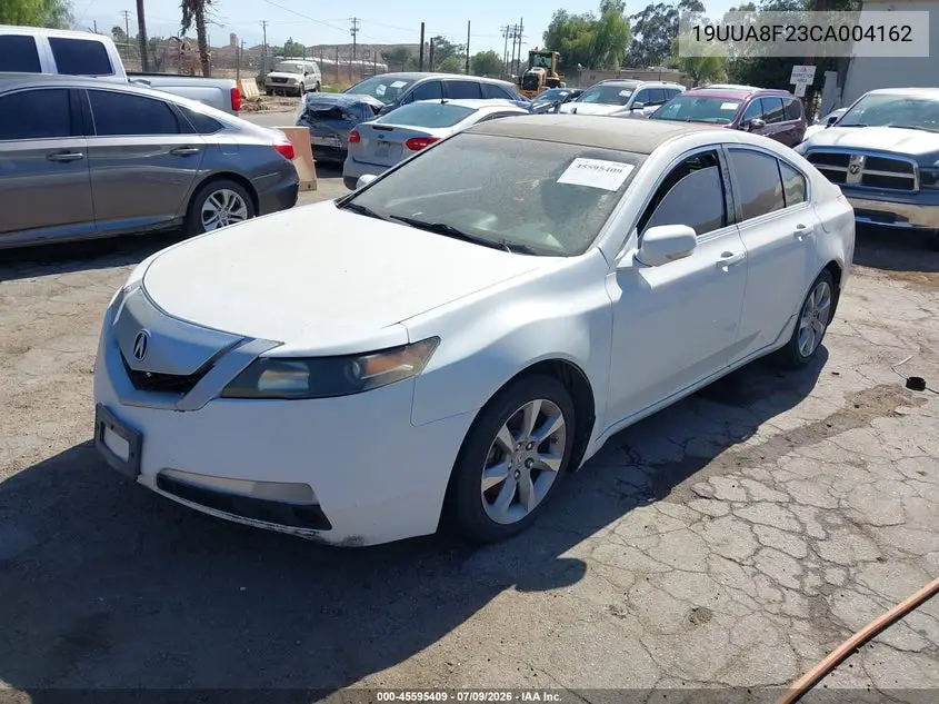 2012 Acura Tl 3.5 VIN: 19UUA8F23CA004162 Lot: 45595409