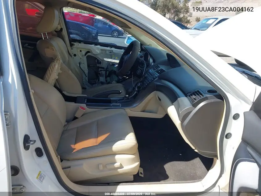 2012 Acura Tl 3.5 VIN: 19UUA8F23CA004162 Lot: 45595409