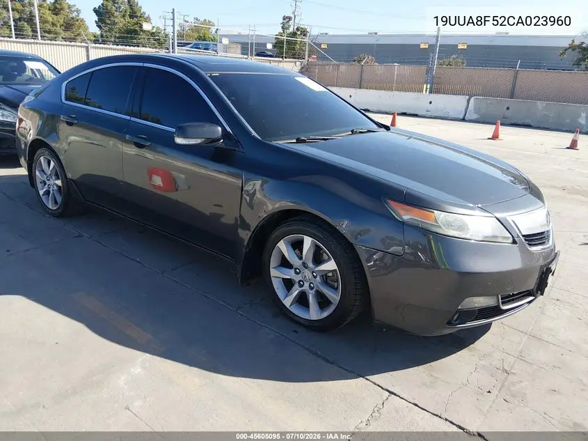 2012 Acura Tl 3.5 VIN: 19UUA8F52CA023960 Lot: 45605095