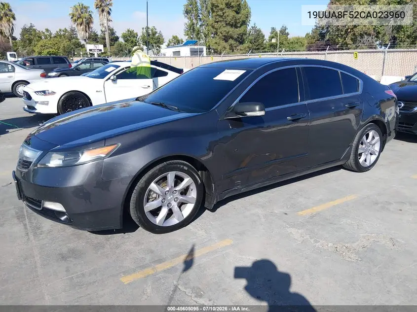 2012 Acura Tl 3.5 VIN: 19UUA8F52CA023960 Lot: 45605095