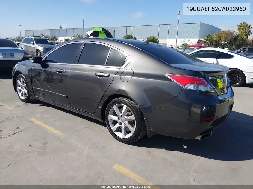 2012 Acura Tl 3.5 VIN: 19UUA8F52CA023960 Lot: 45605095