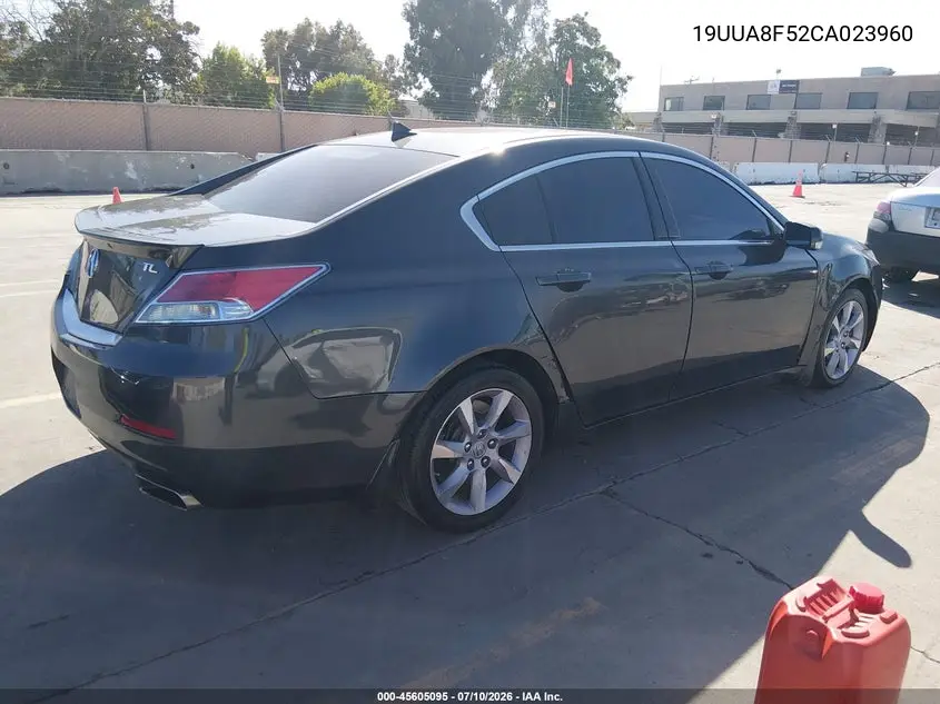 2012 Acura Tl 3.5 VIN: 19UUA8F52CA023960 Lot: 45605095