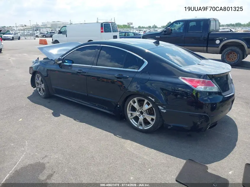 2012 Acura Tl 3.7 VIN: 19UUA9F70CA801325 Lot: 45627478