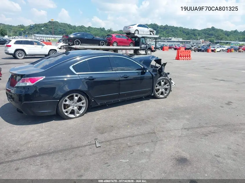 2012 Acura Tl 3.7 VIN: 19UUA9F70CA801325 Lot: 45627478