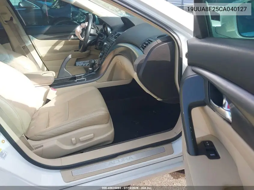 2012 Acura Tl 3.5 VIN: 19UUA8F25CA040127 Lot: 45635893