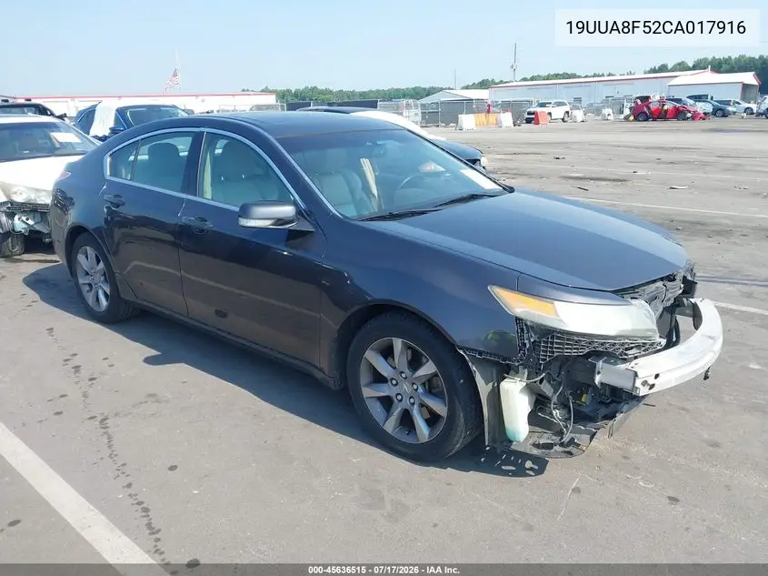 2012 Acura Tl 3.5 VIN: 19UUA8F52CA017916 Lot: 45636515