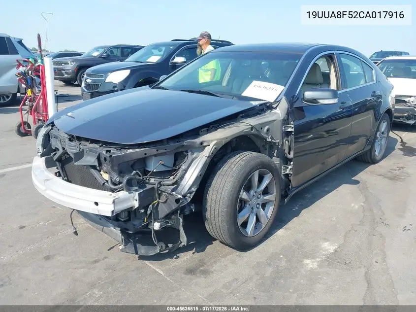 2012 Acura Tl 3.5 VIN: 19UUA8F52CA017916 Lot: 45636515
