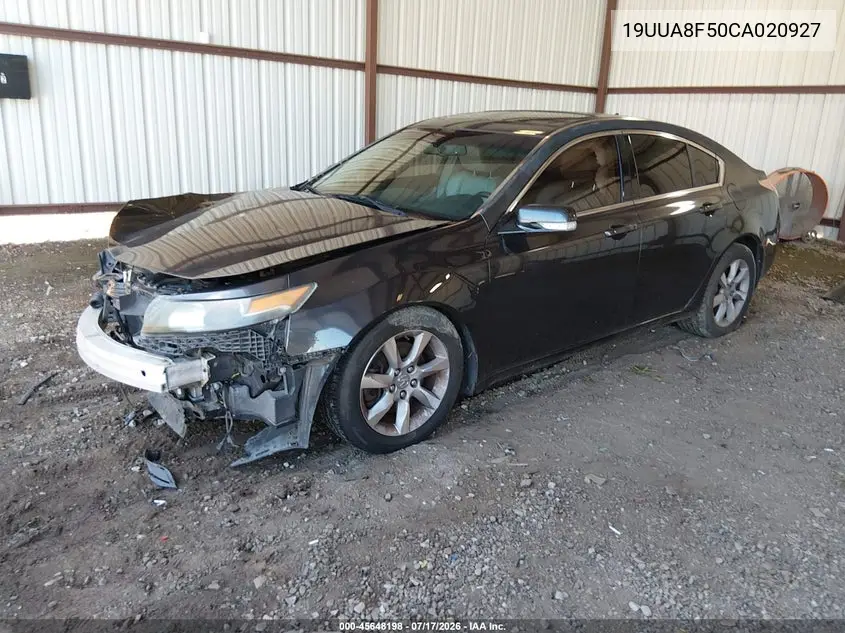 2012 Acura Tl 3.5 VIN: 19UUA8F50CA020927 Lot: 45648198