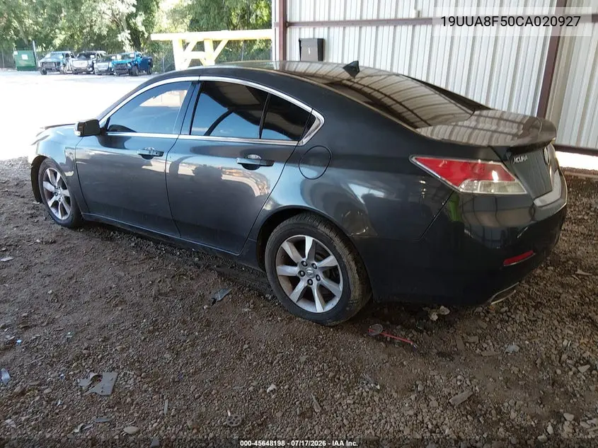 2012 Acura Tl 3.5 VIN: 19UUA8F50CA020927 Lot: 45648198