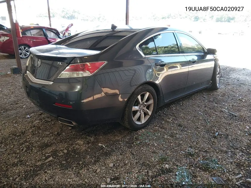2012 Acura Tl 3.5 VIN: 19UUA8F50CA020927 Lot: 45648198