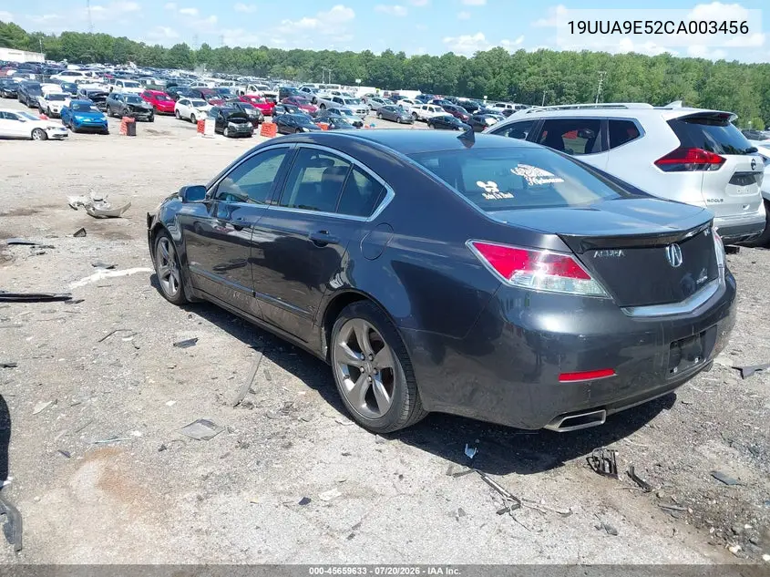2012 Acura Tl 3.7 VIN: 19UUA9E52CA003456 Lot: 45659633