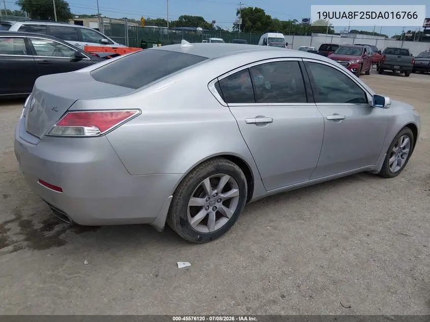 2013 Acura Tl 3.5 VIN: 19UUA8F25DA016766 Lot: 45576120