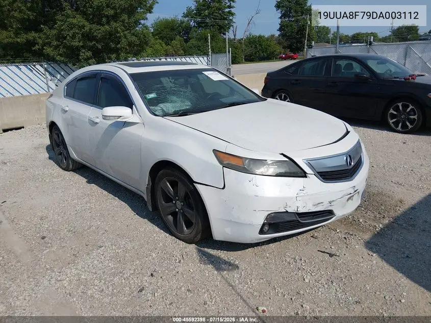 2013 Acura Tl 3.5 VIN: 19UUA8F79DA003112 Lot: 45592398