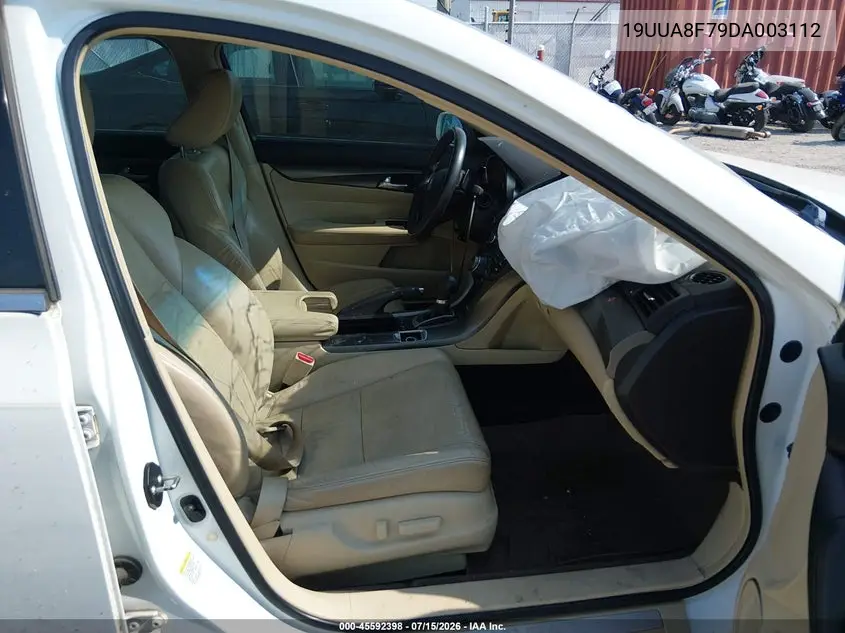 2013 Acura Tl 3.5 VIN: 19UUA8F79DA003112 Lot: 45592398