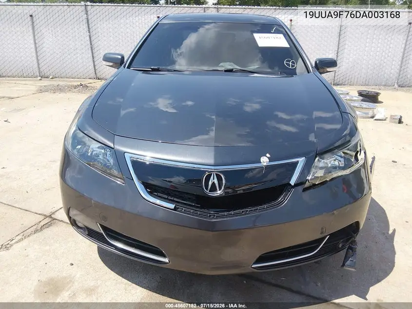 2013 Acura Tl 3.7 VIN: 19UUA9F76DA003168 Lot: 45607182
