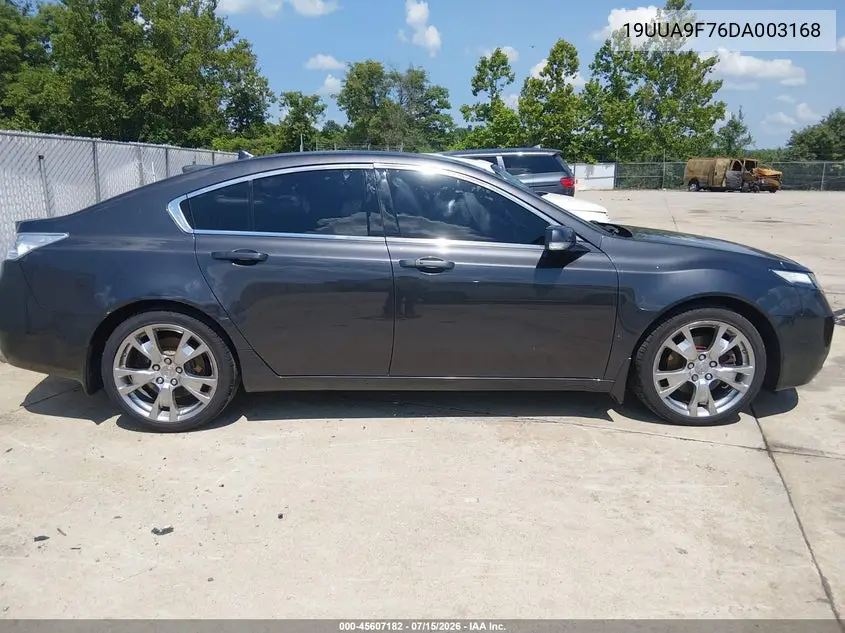 2013 Acura Tl 3.7 VIN: 19UUA9F76DA003168 Lot: 45607182