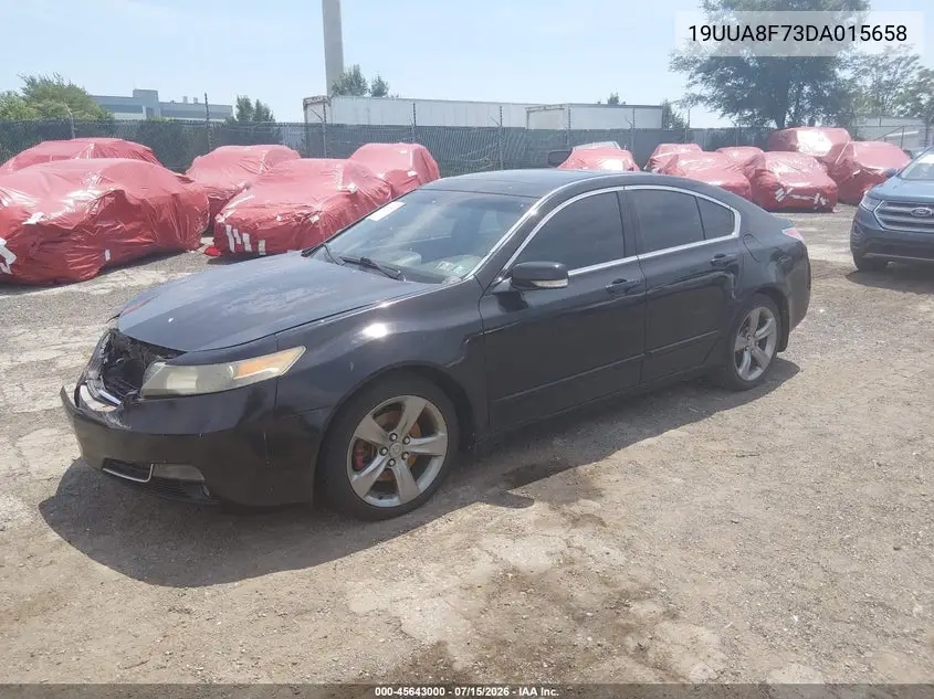 2013 Acura Tl 3.5 VIN: 19UUA8F73DA015658 Lot: 45643000