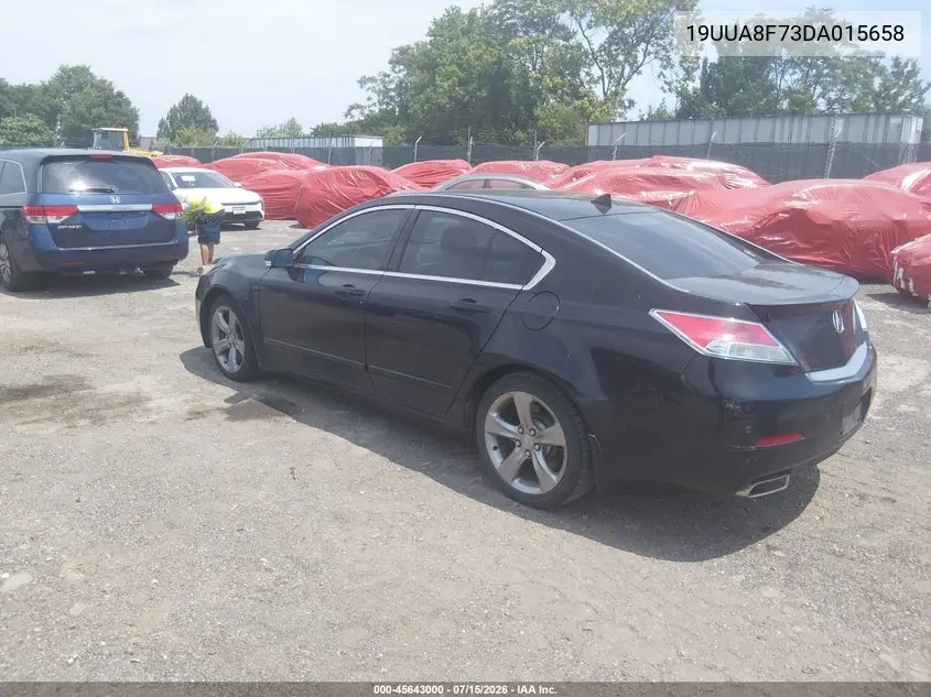 2013 Acura Tl 3.5 VIN: 19UUA8F73DA015658 Lot: 45643000