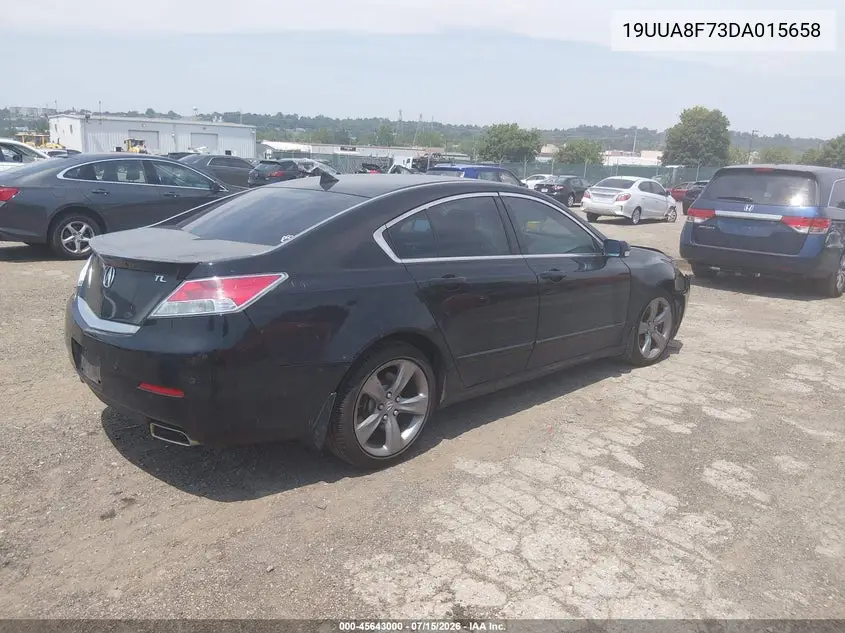 2013 Acura Tl 3.5 VIN: 19UUA8F73DA015658 Lot: 45643000