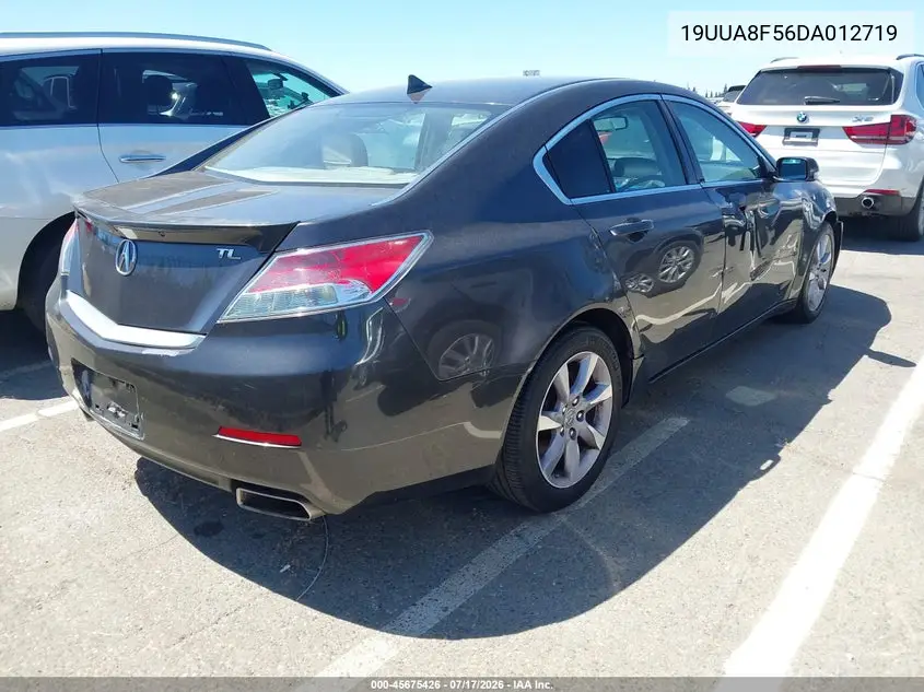 2013 Acura Tl 3.5 VIN: 19UUA8F56DA012719 Lot: 45675426