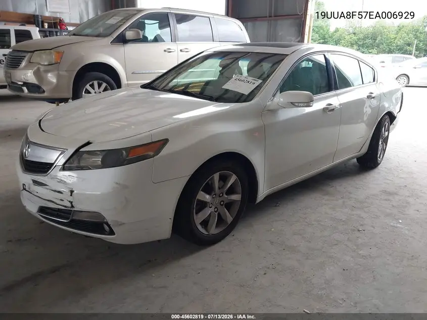 2014 Acura Tl 3.5 VIN: 19UUA8F57EA006929 Lot: 45602819