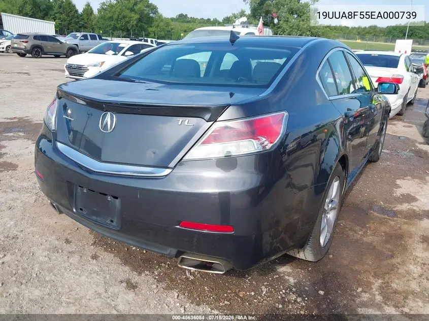2014 Acura Tl 3.5 VIN: 19UUA8F55EA000739 Lot: 45636084