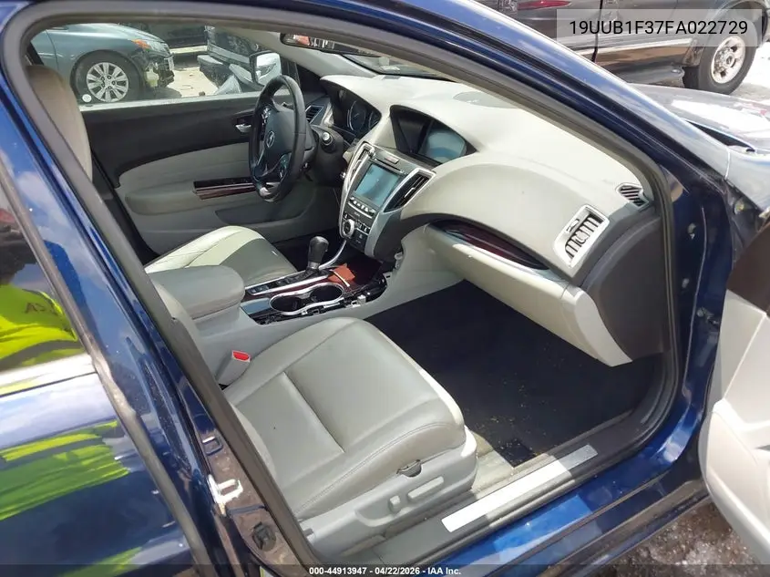 19UUB1F37FA022729 2015 Acura Tlx