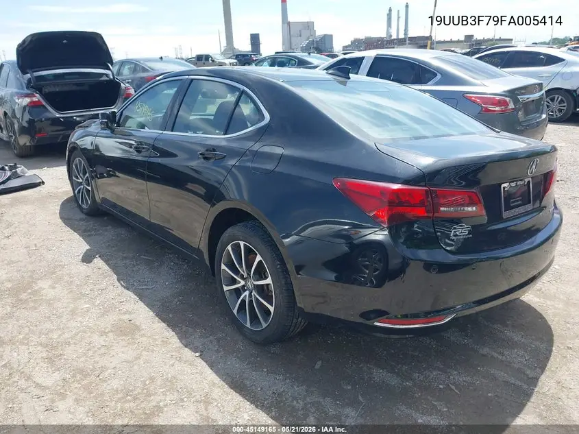 19UUB3F79FA005414 2015 Acura Tlx V6 Advance