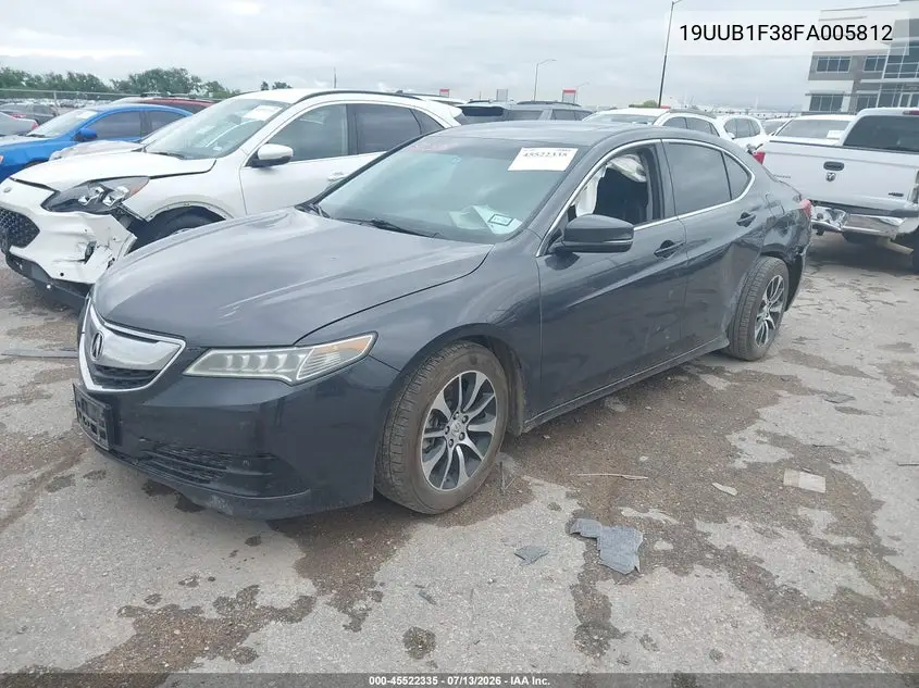 2015 Acura Tlx VIN: 19UUB1F38FA005812 Lot: 45522335