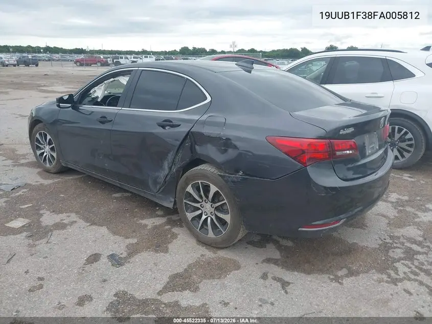 2015 Acura Tlx VIN: 19UUB1F38FA005812 Lot: 45522335