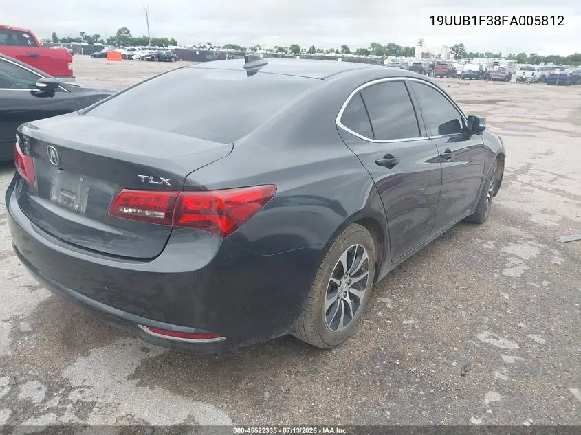 2015 Acura Tlx VIN: 19UUB1F38FA005812 Lot: 45522335