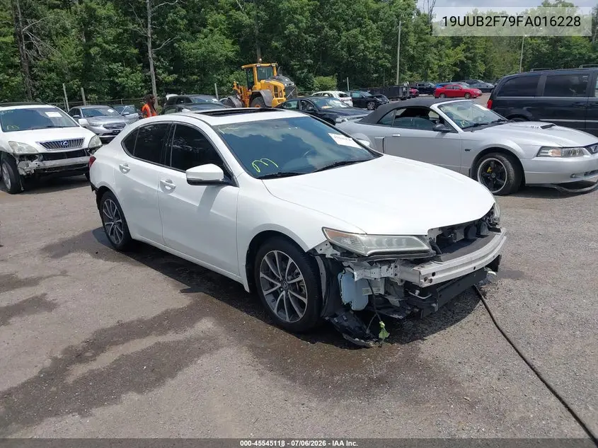 2015 Acura Tlx V6 Advance VIN: 19UUB2F79FA016228 Lot: 45545118