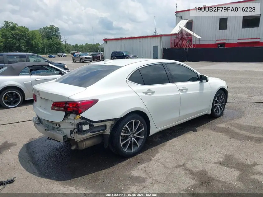 2015 Acura Tlx V6 Advance VIN: 19UUB2F79FA016228 Lot: 45545118