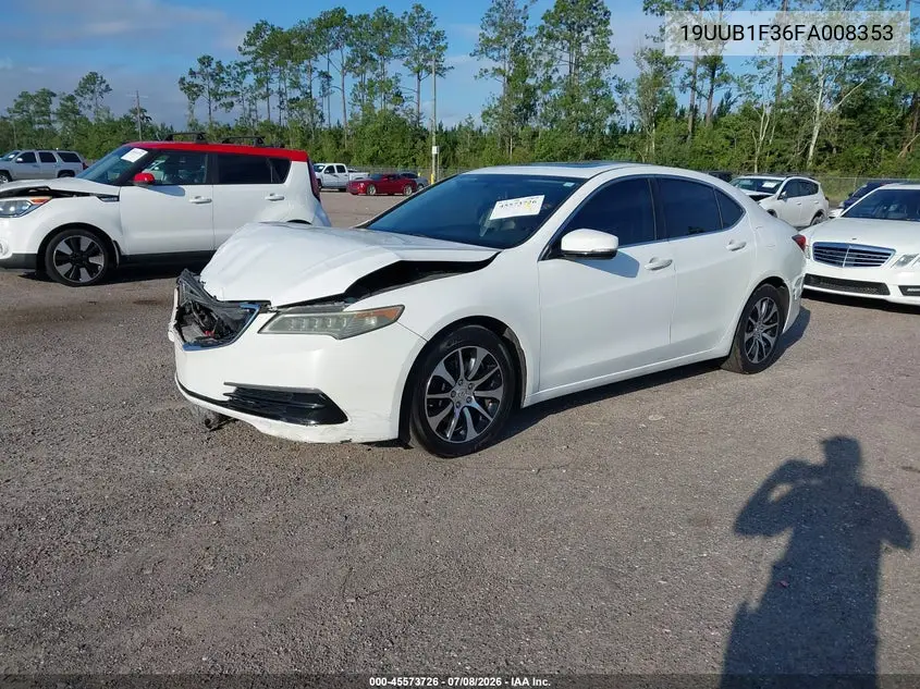 2015 Acura Tlx VIN: 19UUB1F36FA008353 Lot: 45573726