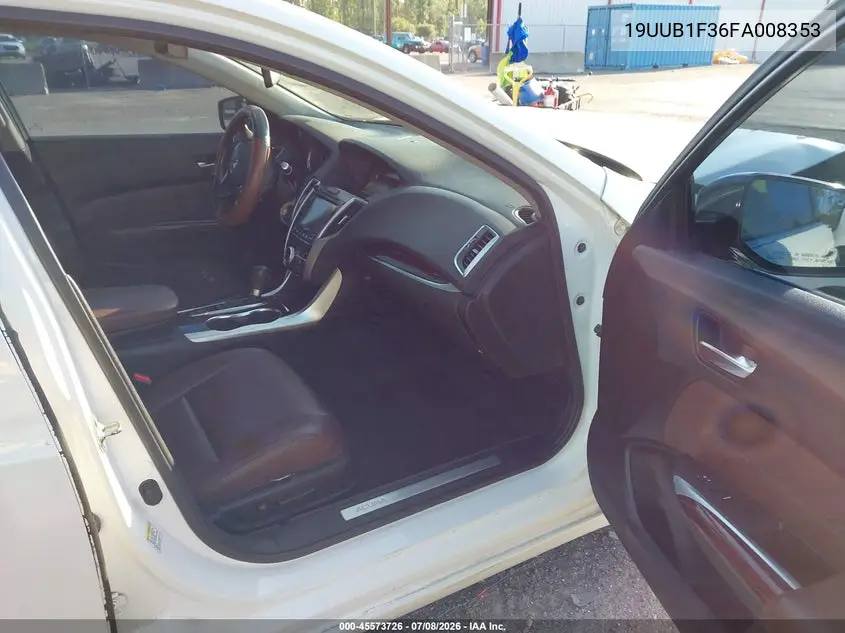 2015 Acura Tlx VIN: 19UUB1F36FA008353 Lot: 45573726