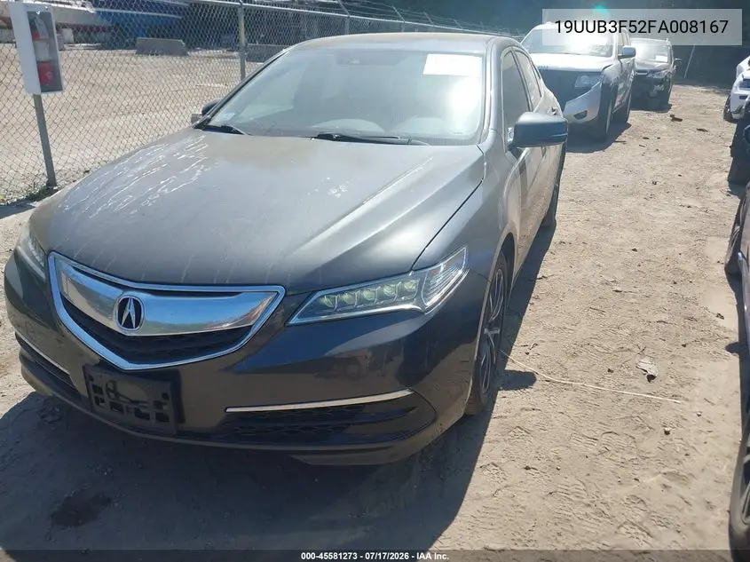 2015 Acura Tlx V6 Tech VIN: 19UUB3F52FA008167 Lot: 45581273