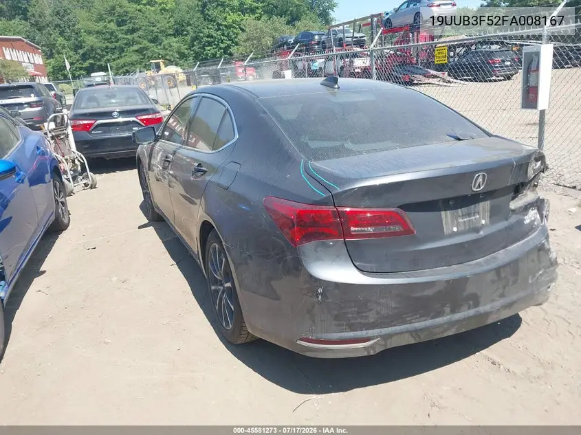 2015 Acura Tlx V6 Tech VIN: 19UUB3F52FA008167 Lot: 45581273