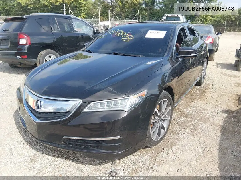 2015 Acura Tlx V6 Tech VIN: 19UUB2F55FA003748 Lot: 45582053