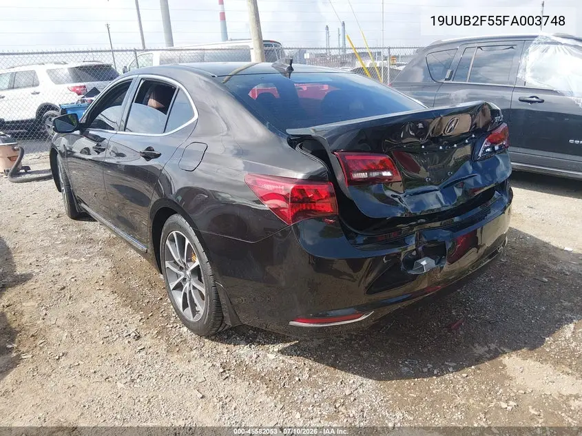 2015 Acura Tlx V6 Tech VIN: 19UUB2F55FA003748 Lot: 45582053