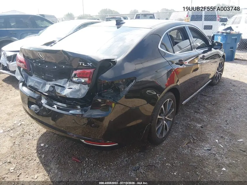 2015 Acura Tlx V6 Tech VIN: 19UUB2F55FA003748 Lot: 45582053