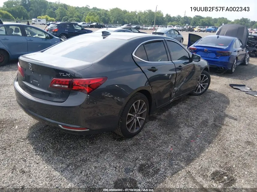 2015 Acura Tlx V6 Tech VIN: 19UUB2F57FA002343 Lot: 45584583