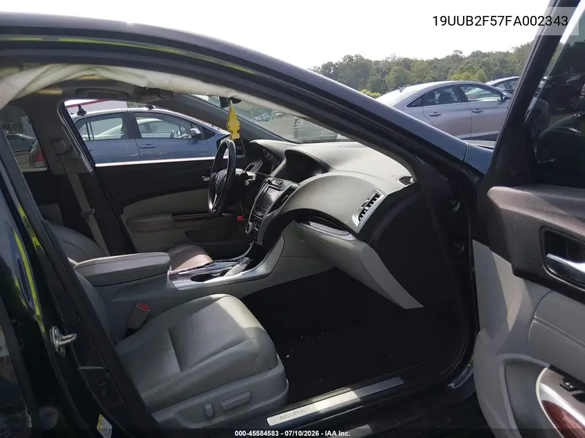 2015 Acura Tlx V6 Tech VIN: 19UUB2F57FA002343 Lot: 45584583