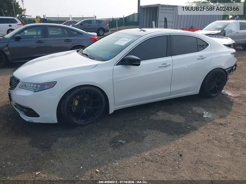 2015 Acura Tlx V6 Tech VIN: 19UUB2F58FA024366 Lot: 45596513