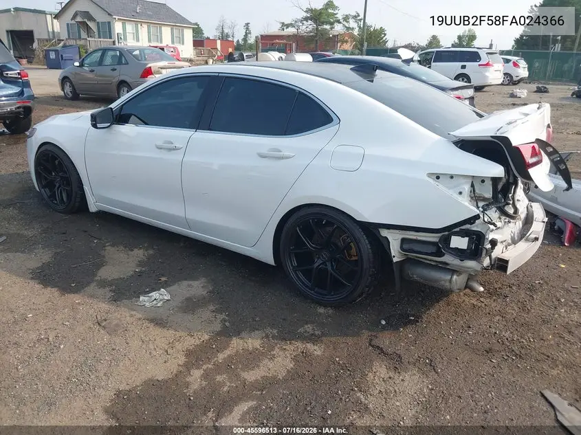 2015 Acura Tlx V6 Tech VIN: 19UUB2F58FA024366 Lot: 45596513