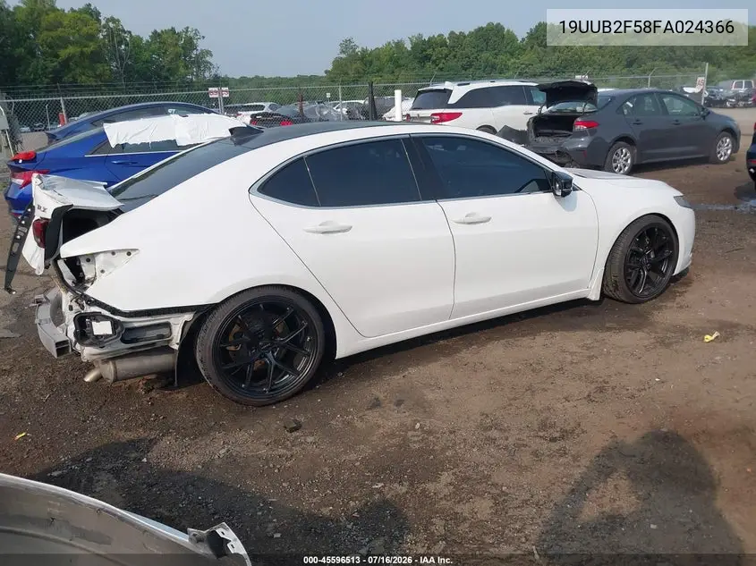 2015 Acura Tlx V6 Tech VIN: 19UUB2F58FA024366 Lot: 45596513