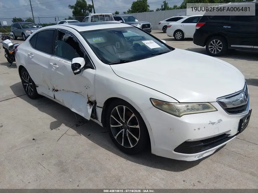 2015 Acura Tlx V6 Tech VIN: 19UUB2F56FA006481 Lot: 45610815