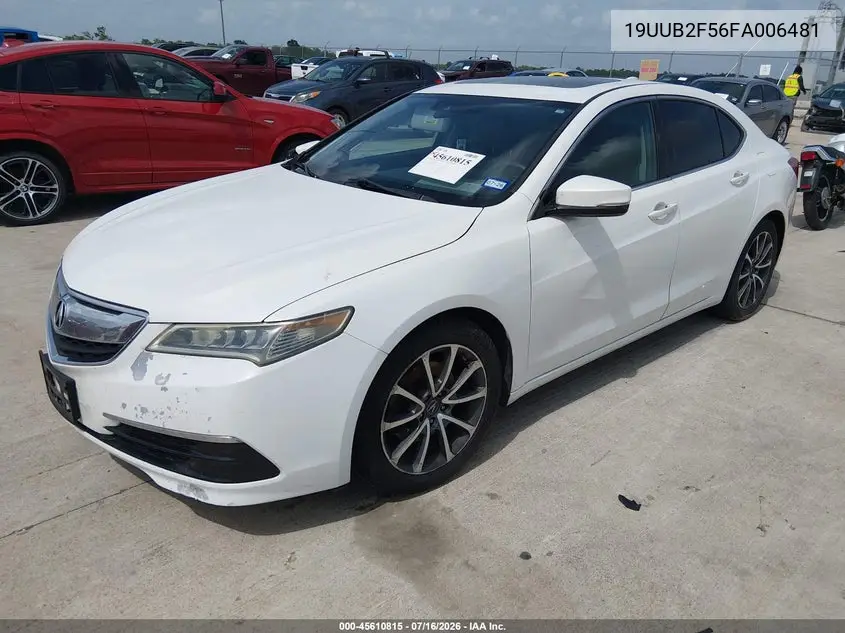 2015 Acura Tlx V6 Tech VIN: 19UUB2F56FA006481 Lot: 45610815